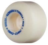 POWELL PERALTA "Dragon - AA Nano Cubic" Skateboard Wheels 52mm 97a WHITE USA Street Park