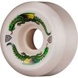 POWELL PERALTA "Dragon Formula - Rat Bones II" Skateboard Wheels 58mm 93a WHITE USA