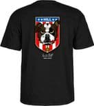 POWELL PERALTA "Frankie Hill Bulldog" Skateboard T-Shirt BLACK M L XL Tee