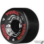 POWELL PERALTA "G-Bones" Skateboard Wheels 97a 64mm BLACK Old Skool Pool Re-Issues
