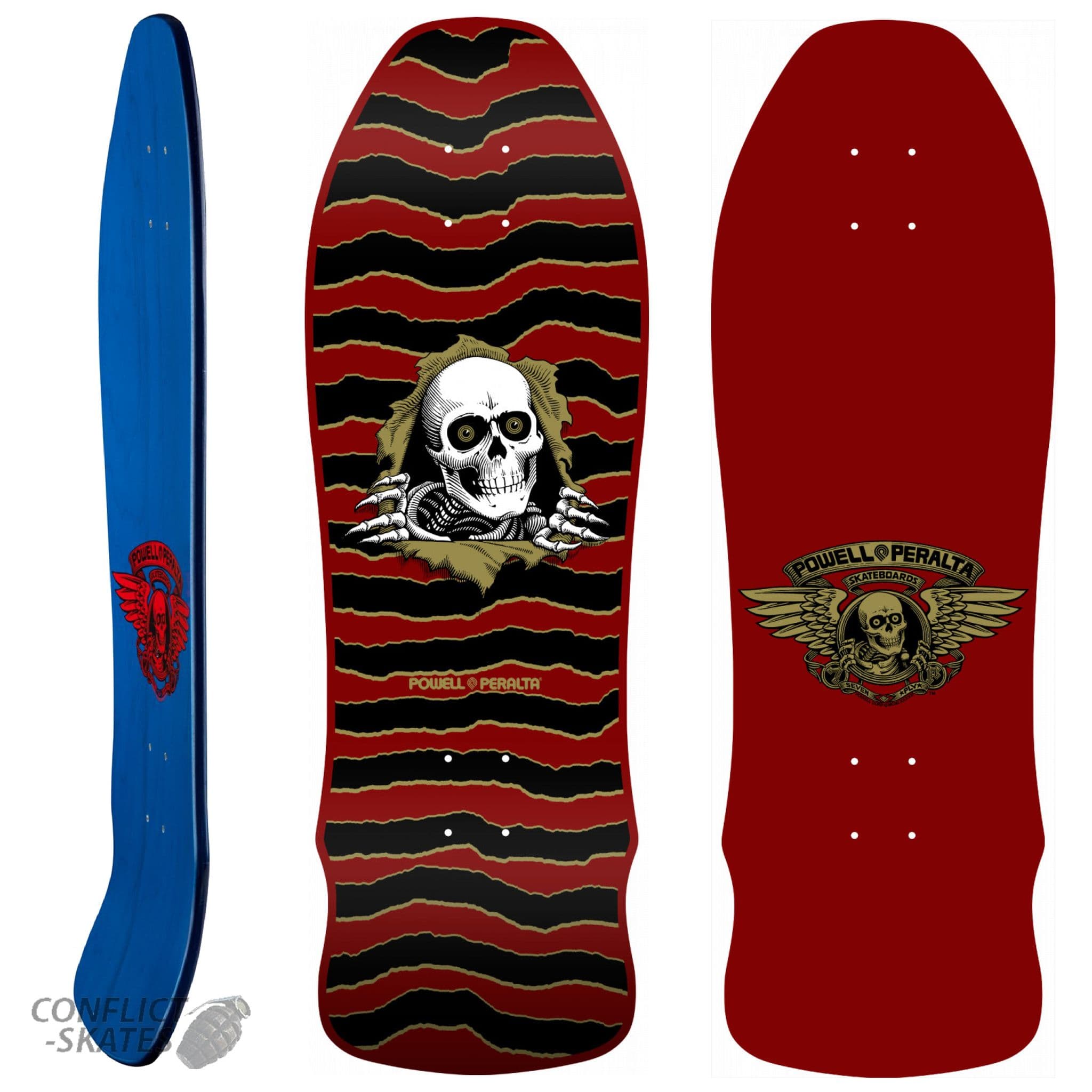 Deck De Skateboard Powell Peralta Ripper - Années 1980 - Deadstock Neuf Du Japon - Freestyle