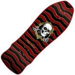 POWELL PERALTA "Geegah Ripper" Skateboard Deck 9.75" x 29.75" MAROON Old Skool 1980s