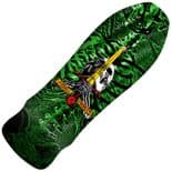 POWELL PERALTA "Geegah Skull & Sword" Skateboard Deck 9.75" x 30" GREEN FOIL