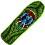 POWELL PERALTA "Mike Vallely - Elephant" Skateboard Deck 9.85" x 30.0" LIME GREEN Old Skool 1988