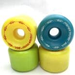 POWELL PERALTA "Mini Rat" NOS Skateboard Wheels 57mm 90a Original 1980s Stock!