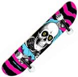 POWELL PERALTA "One Off Ripper" Complete Skateboard 7.8" x 31.08" BLACK & PINK  Park Street Ramp