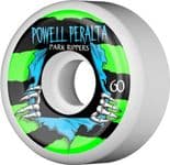 POWELL PERALTA "Park Ripper" Skateboard Wheels 60mm WHITE Park Vert Pool SPF