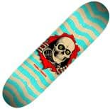 POWELL PERALTA "Ripper - 242" Skateboard Deck 8.0" x 31.45"  WB  TURQUOISE  inc. GRIP