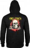 POWELL PERALTA "Ripper"  Skateboard Hooded Sweatshirt BLACK  Hoody M L XL