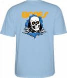 POWELL PERALTA "Ripper" Skateboard T-Shirt POWDER BLUE S only Bones Brigade Old Skool