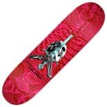 POWELL PERALTA "Skull & Sword - 244" Skateboard Deck 8.5" x 32.08" PINK RED Park Street