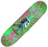 POWELL PERALTA "Skull & Sword - 247" Skateboard Deck 8.0" x 31.45" PINK GREEN Park Street