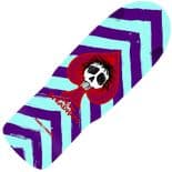 POWELL PERALTA "Steadham - Skull & Spade" Skateboard Deck 30" x 10" AQUA  / PURPLE Bones Brigade