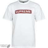 POWELL PERALTA "Supreme" Skateboard T-Shirt WHITE M L XL or XXL Bones Brigade