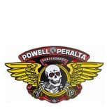 POWELL PERALTA  "Winged Ripper" Lapel Pin Badge Skateboard  4.5cm RED Old Skool