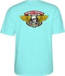 POWELL PERALTA "Winged Ripper" Skateboard T-Shirt  CELADON  S M L XL Bones Brigade Old Skool