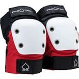 PRO-TEC "Street" Elbow Pads BLACK / RED / WHITE Roller Derby Skateboard BMX S M L XL