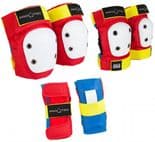 PRO-TEC "Street Gear Junior 3 Pack - Retro" Knee Elbow Wrist Combo Pads  S or M Skateboard Kids