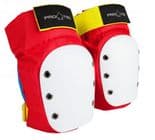 PRO-TEC "Street" Knee Pads Roller Derby Skateboard BMX S M L  RETRO RED Protection padding