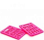 PSYCHO  Skateboard Riser Pads Soft Risers 1/8" pair PINK Old Skool Longboard Eigth