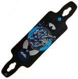 RESTLESS "Splitter - Owl" Skateboard Longboard Deck 38" x 9.75" Freeride Slide Carve SALE