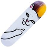 RIPNDIP "Lord Nermal - Fade"  Skateboard Deck 8.25" x 31.75" PURPLE YELLOW Street Park  inc. GRIP