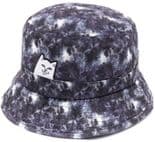 RIPNDIP "Lord Nermal - Tie Dye" Skateboard Bucket Hat  BLACK LIGHTNING Sun Hat