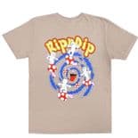 RIPNDIP "Lucid Vacation" Skateboard  T-Shirt  ALMOND  S M L XL Rip N Dip Short Sleeve