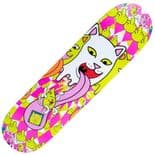 RIPNDIP "Micro Nerm" Skateboard Deck 8.0" x 31.75" PINK Street Park inc GRIP Nermal