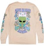 RIPNDIP "Think Factory" Skateboard LS T-Shirt LIGHT PEACH S M L  Rip N Dip Long Sleeve Tee