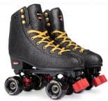 ROOKIE ROLLERSKATES "BUMP Rollerdisco" Quad Roller Skates  4  to 11UK BLACK Complete Boots