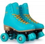 ROOKIE ROLLERSKATES "Classic 78" Quad Roller Skates  4  to 8 UK BLUE Complete Roller Boots
