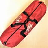 SANTA CRUZ  "Basic Duffle" Skateboard Duffel Bag RED  Board Carrier NOS