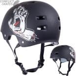 SANTA CRUZ / BULLET Skateboard Helmet Screaming Hand BLACK Roller Derby s/m or  l/xl Jim Phillips