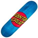SANTA CRUZ "Classic Dot" Skateboard Deck 8.5" BLUE Phillips FREE GRIP