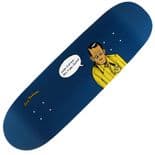 SANTA CRUZ "Dressen - Laugh It Up" Skateboard Deck 9.25" x 31.95" 14" WB BLUE Shaped EGG