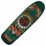 SANTA CRUZ "Dressen - Rose Crew Three" Skateboard Deck 9.31" x 32.36" 14.6" WB GREEN Shaped Pool