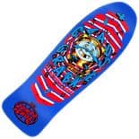 SANTA CRUZ "Grabke All Around" Skateboard Deck 9.89" NEON BLUE Summer 2025