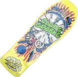 SANTA CRUZ "Grabke - Exploding Clock"  Skateboard Deck 10" YELLOW Winter 2024