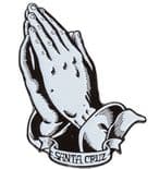 SANTA CRUZ  "Jason Jessee - Praying Hands" Lapel Pin Badge Skateboard  4cm Jim Phillips