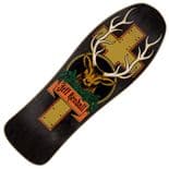 SANTA CRUZ "Kendall - Jagermeister" Skateboard Deck 10.18" x 31" 1980s BLACK Reissue