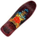 SANTA CRUZ "Knox Firepit" Skateboard deck 10" BURGUNDY Holiday 2024 Tom Knox