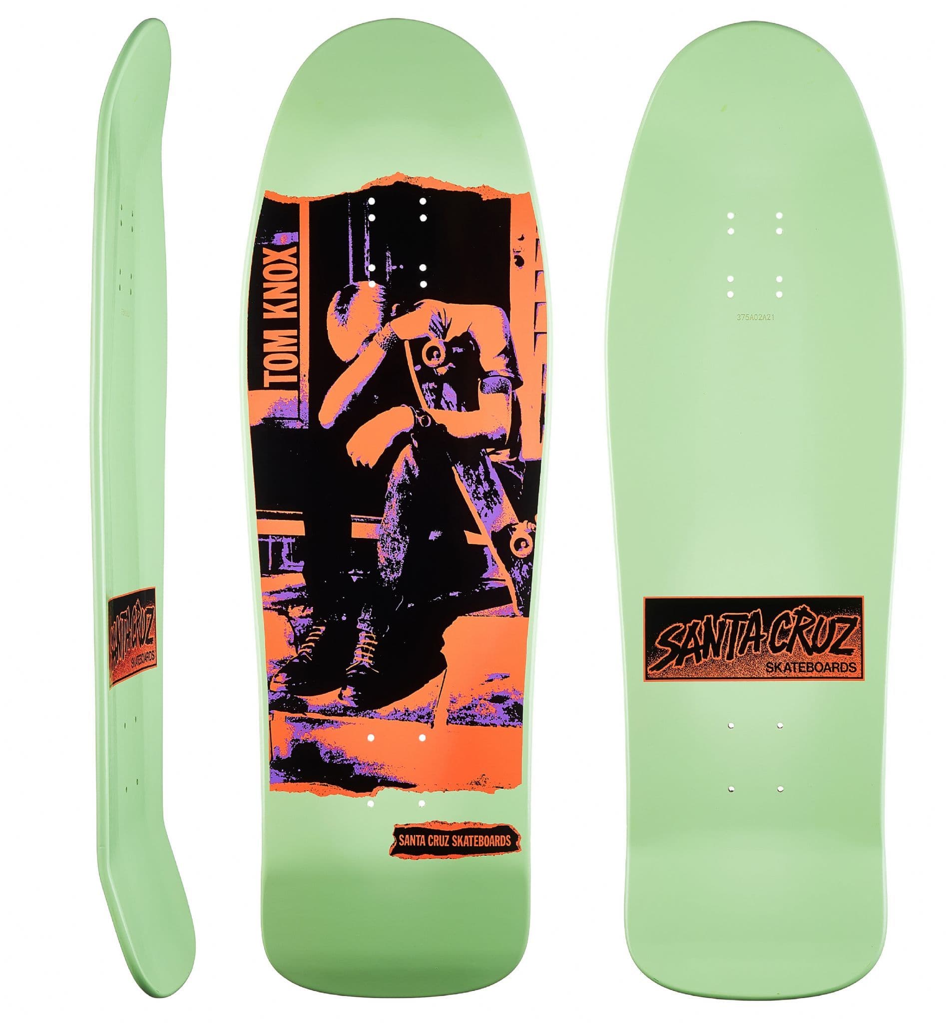 TOM KNOX SANTA CRUZ スケートボードデッキ Santa Cruz Tom Knox Smashup Blue White Red Size 9.0