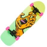 SANTA CRUZ "Missing Hand - 80s Cruzer" Skateboard Complete 9.7" x 31.7" KRUX OJ's LIME FADE