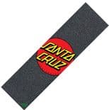 SANTA CRUZ  / MOB "Classic Dot" Skateboard Grip Tape 9" x 33" BLACK Jim Phillips Griptape