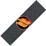 SANTA CRUZ  / MOB "Flaming Dot" Skateboard Grip Tape 9" x 33" BLACK Jim Phillips Griptape