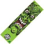 SANTA CRUZ  / MOB "Roskopp Face" Skateboard Grip Tape 9" x 33" GREEN Jim Phillips Griptape