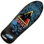 SANTA CRUZ "Natas Kitten" Skateboard Deck 9.89" BLACK  Old Skool Mini