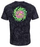 SANTA CRUZ "NBNG - Slimeballs" Skateboard T-Shirt ACID  WASH BLACK  S M L XL XXL Slime Balls