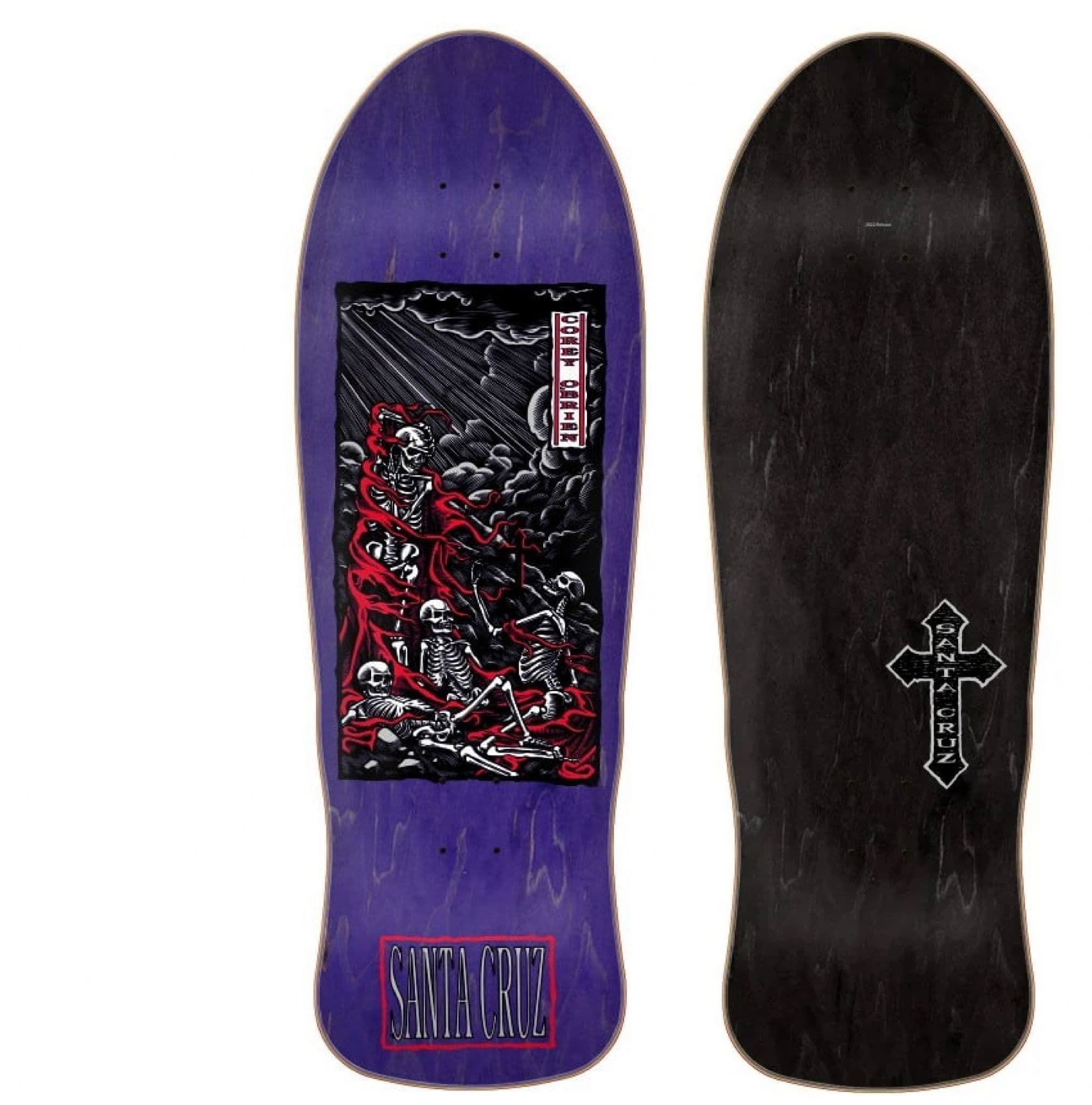 スケートボード Santa Cruz Corey O'Brien PURGATORY 9.85 Santa Cruz OBrien Purgatory Reissue Skateboard Deck 9.85
